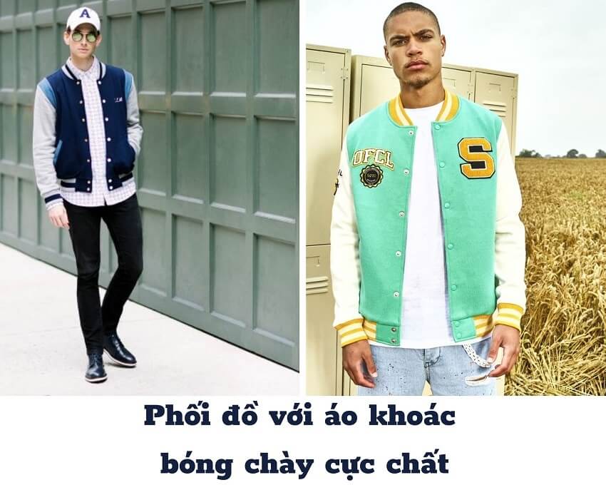 Những cách phối đồ cực đỉnh với áo khoác bóng chày các chàng nên biết