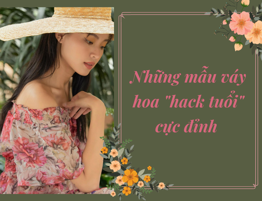 Những mẫu váy hoa 