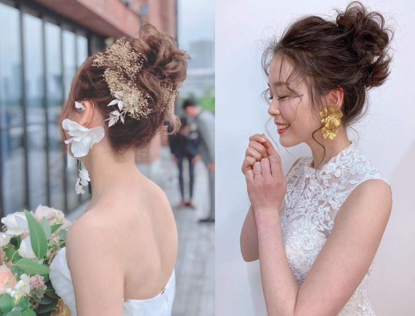 20+ kiểu tóc cô dâu xõa đẹp nhất năm 2022 | IVY moda