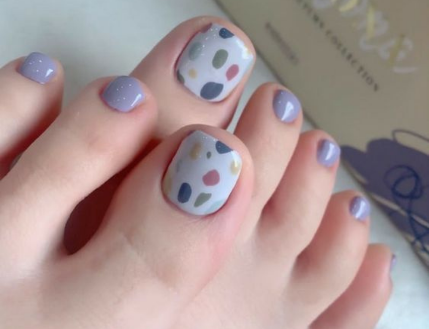 diseños de uñas de pies