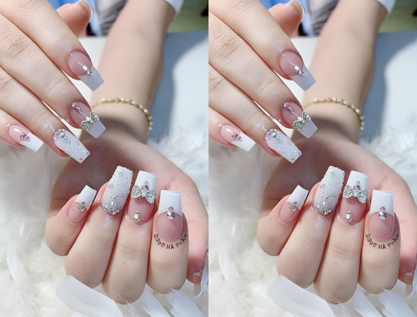 Tổng hợp những mẫu nail đẹp đính đá dành cho các quý cô | IVY moda