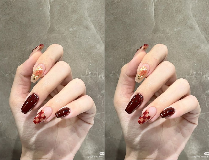 35 mẫu nail Tết 2023 đẹp đơn giản mà xinh tự tin đón Tết