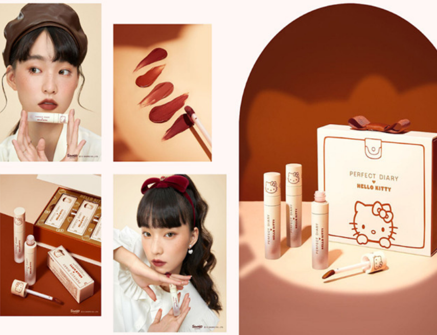 Đánh son Perfect Diary full môi