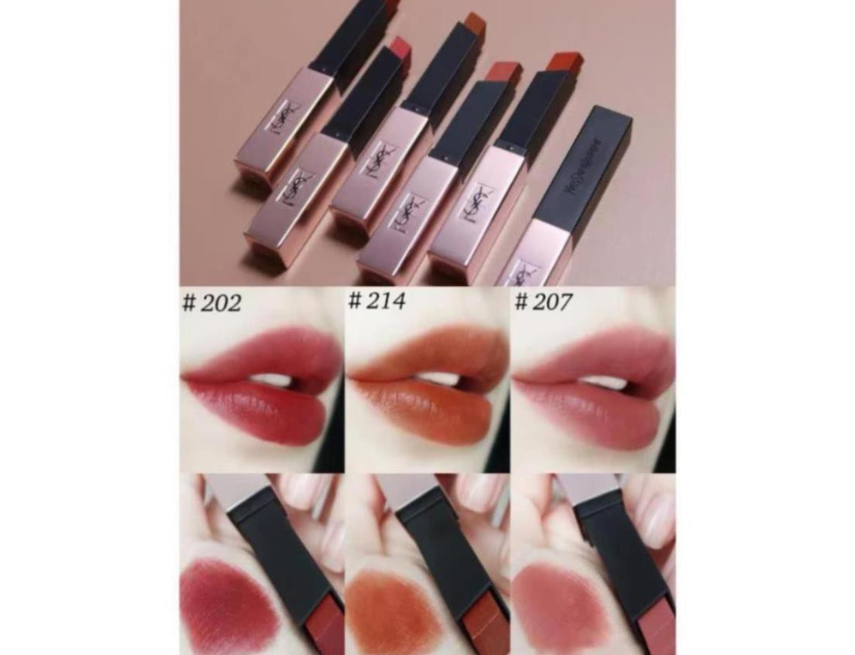 Bảng màu Slim Glow Matte Lipstick