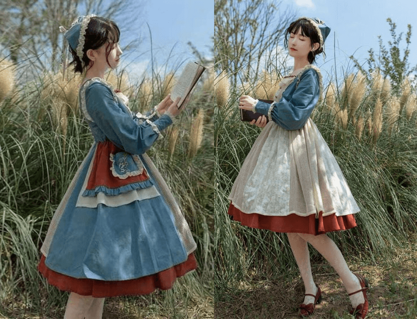 Order] [Eieyomi] Váy đầm công chúa OP lolita ngắn tay eo cao lộng lẫy -  Snow White | Vanca's Dream | vancasdream