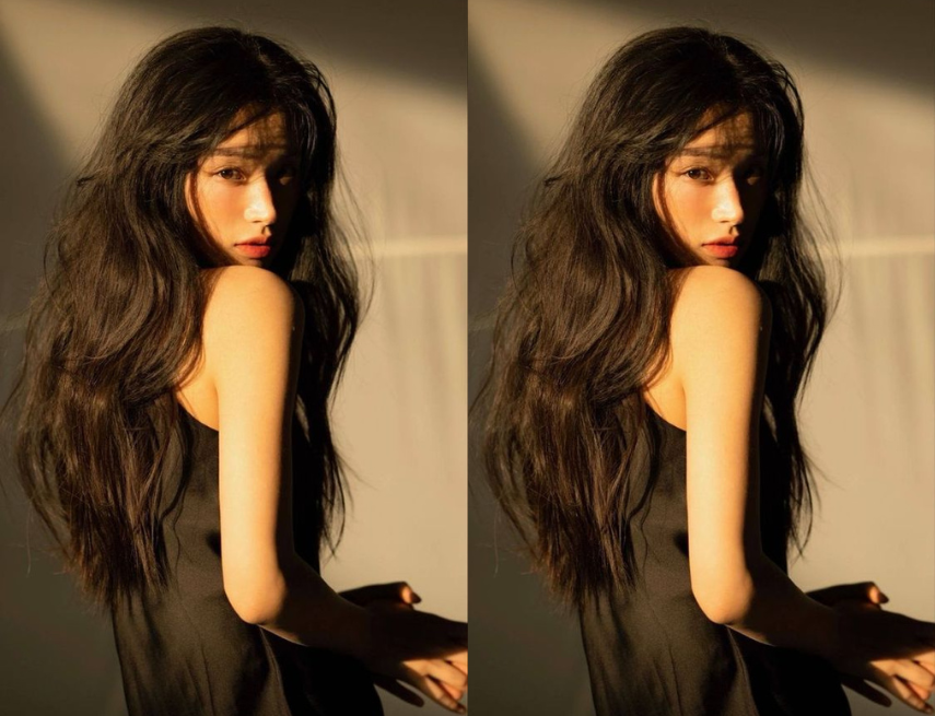 Tóc nữ đẹp dài phong cách Hàn Quốc