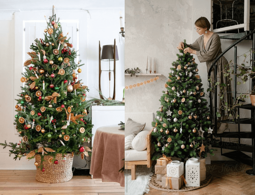 Trang trí cây thông Noel
