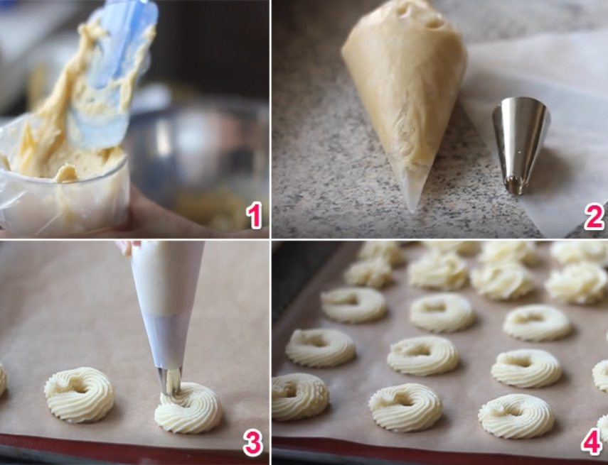 Món bánh quy bơ tự làm tại nhà không cần lò nướng