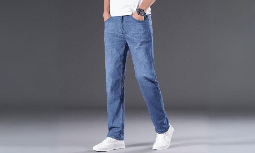 Quần jeans nam xanh đem lại cảm giác thoải mái tối đa cho người mặc