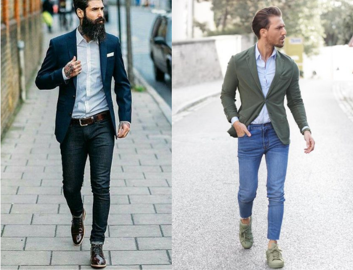 Ưu điểm chính của những outfit mix quần jeans với áo blazer