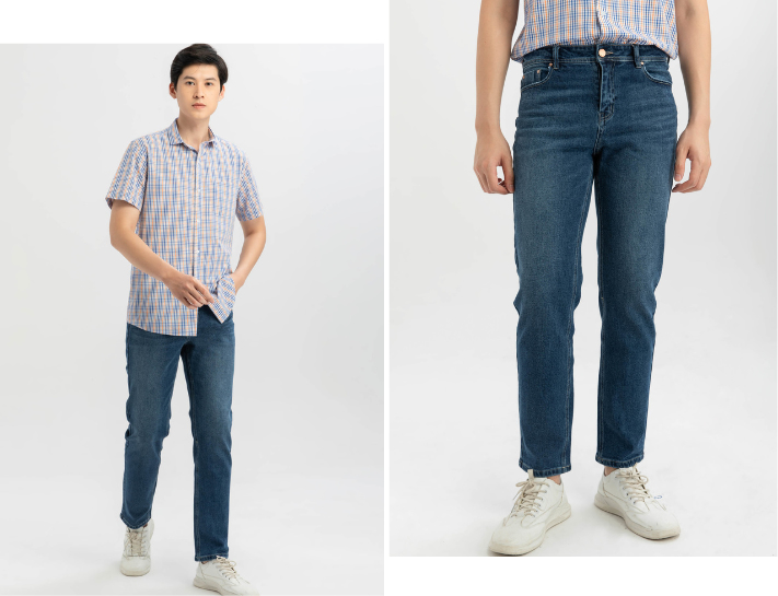 Quần jeans slim - fit vừa vặn với vóc dáng