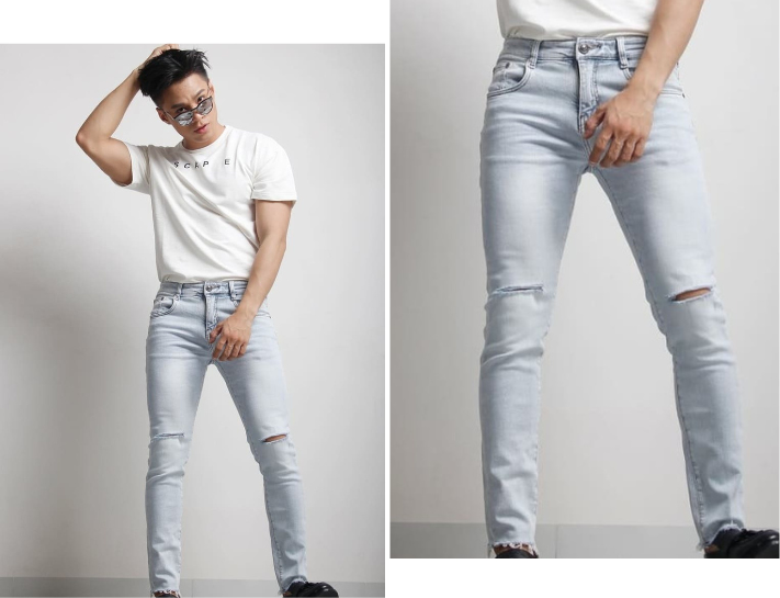 Jeans nam body với nhiều mẫu mã