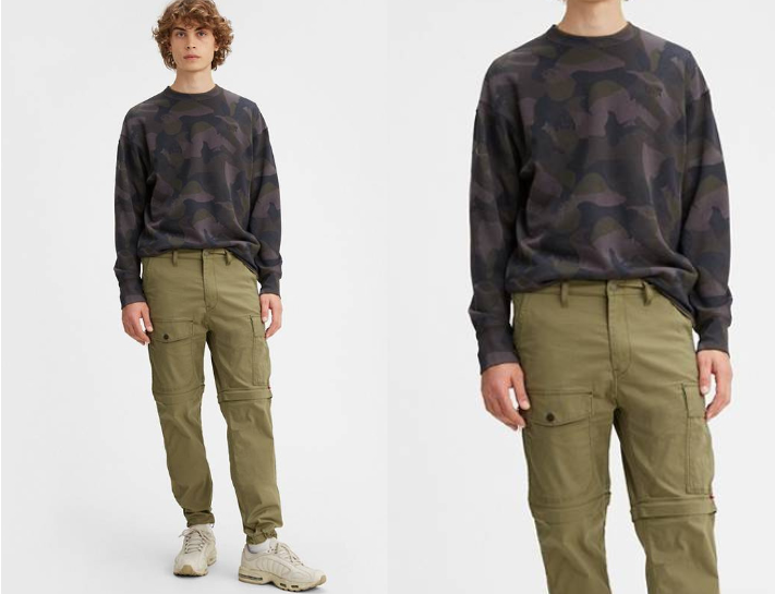 Sweater mix quần Cargo Pants