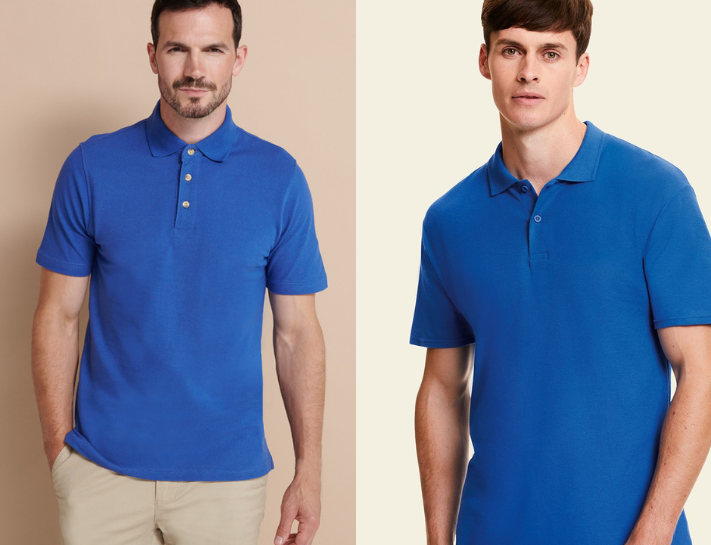 Kiểu áo classic polo truyền thống với thiết kế đơn giản