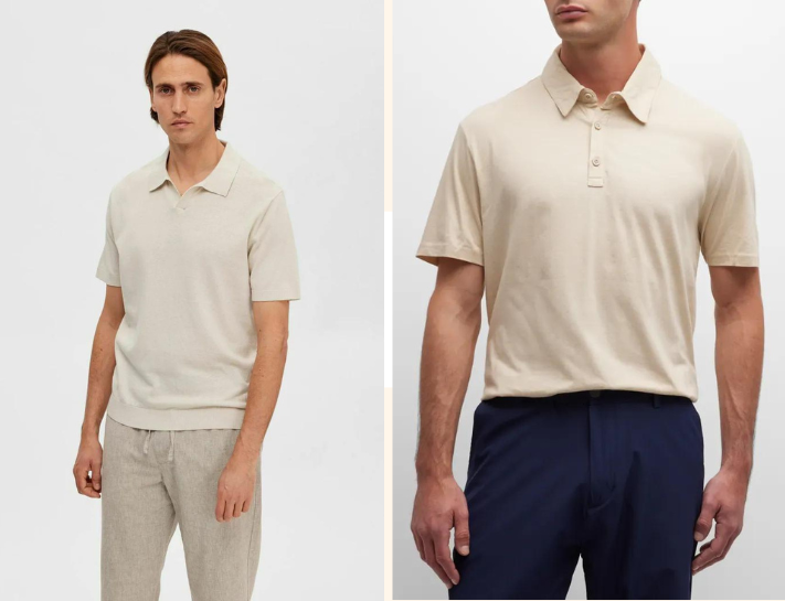 Chất liệu vải  Polyester trong thiết kế áo polo