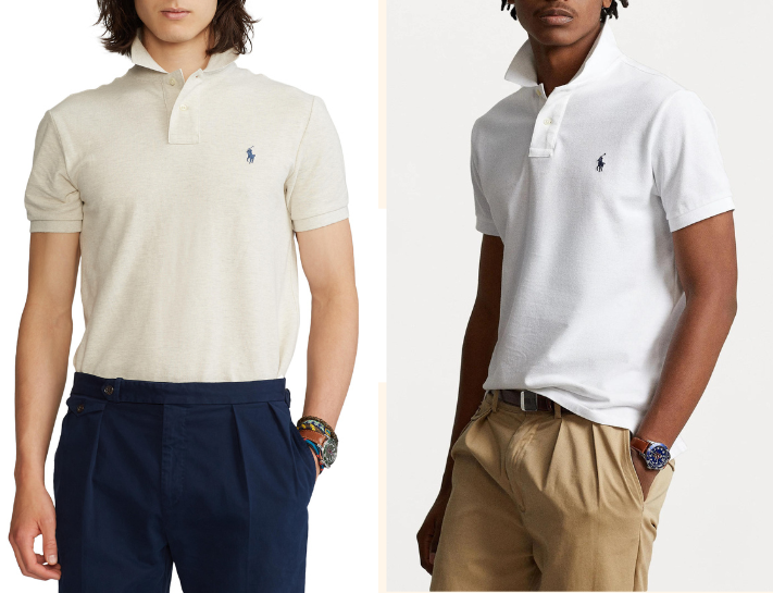 Áo polo nam thương hiệu Ralph Lauren mẫu Custom Slim - fit