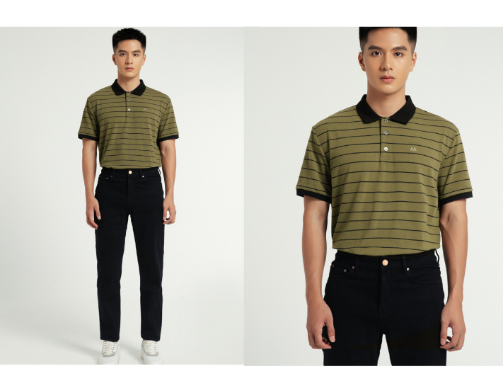 Mix & match jeans với áo polo cho nam