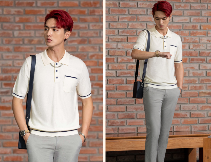 Mẫu áo form dáng slim fit