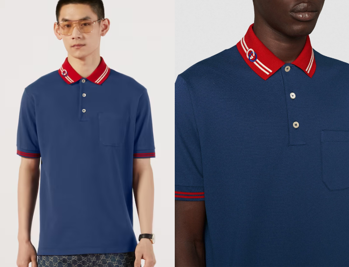 Gucci Polo Shirt With Interlocking G nổi bật