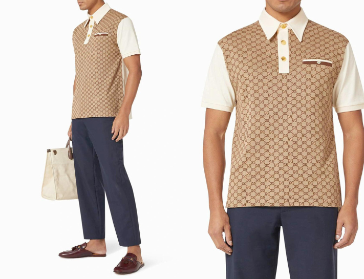 Gucci nổi tiếng với những mẫu áo polo cho nam giới chất lượng