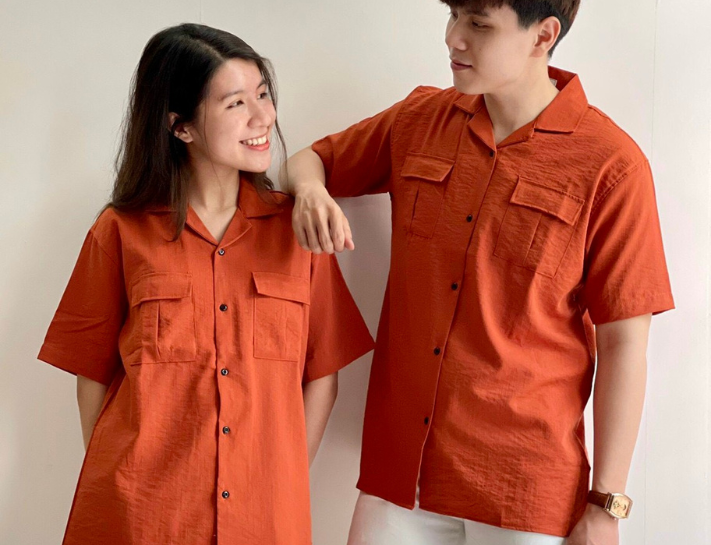 Mẫu áo sơ mi Hàn Quốc cho các cặp đôi