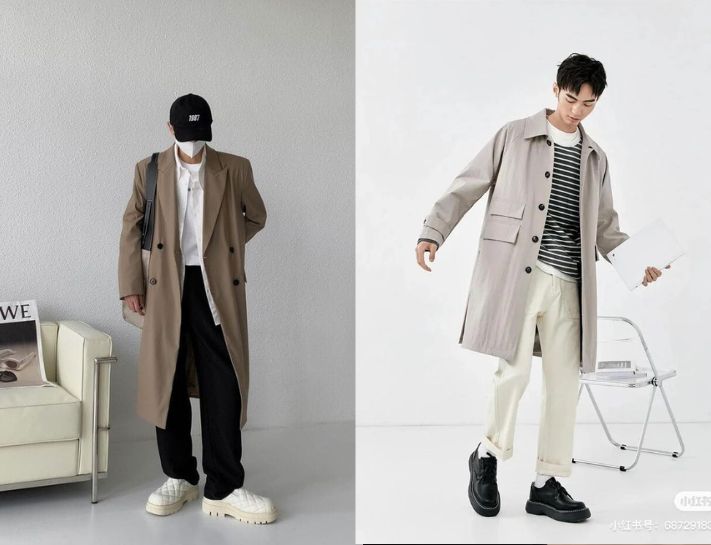 Outfit nhiều layer nổi bật cho nam giới