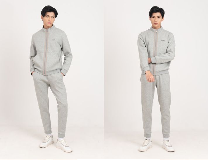 Năng động với set thể thao phối cùng giày trắng