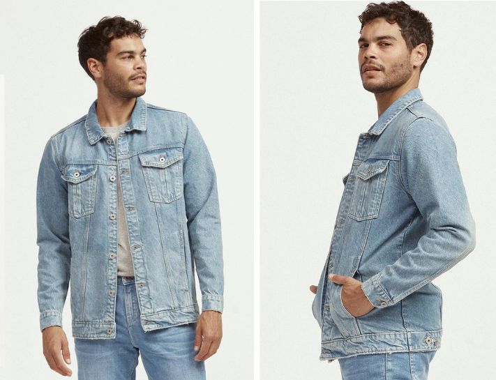 Chất liệu denim cứng cáp có độ mềm mại và thoải mái khi mặc