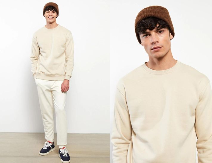 Phối Sweatshirt lịch lãm với các mẫu quần tây, kaki