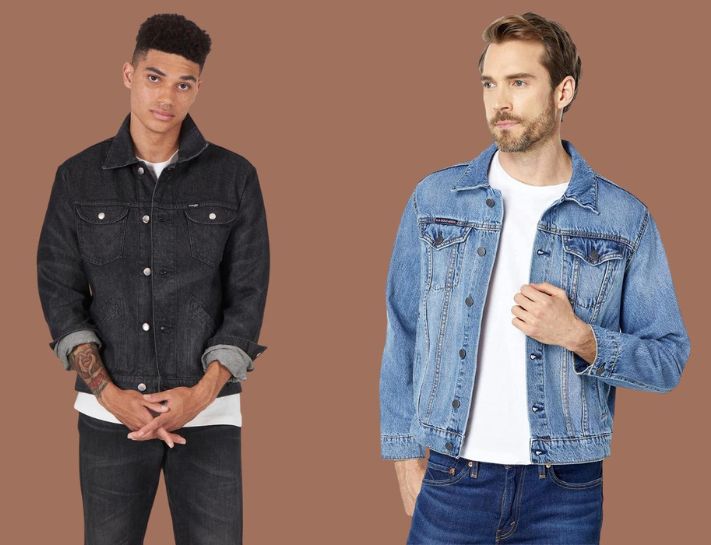 Kết hợp denim jacket với mẫu áo sweatshirt