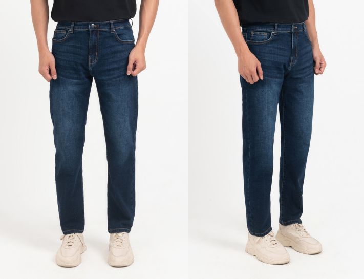 Chọn size quần theo vòng bụng khi mua quần jeans nam