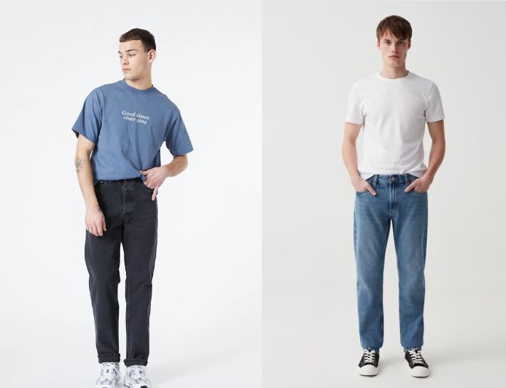 Mẫu quần dad jeans nam phù hợp với vóc dáng cơ thể của người mặc