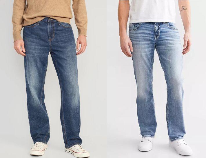 Quần jeans loang màu độc đáo cho nam giới