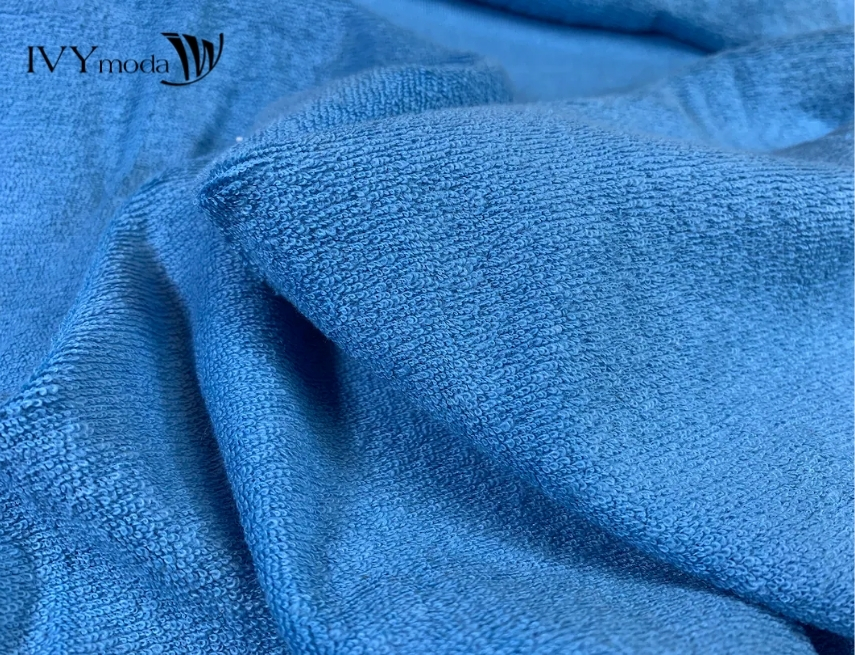 Vải Terry được tạo từ sợi poly mềm nhẹ