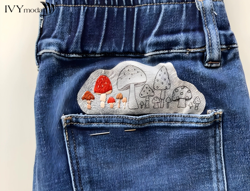 Chất vải Embroidered Denim là gì?