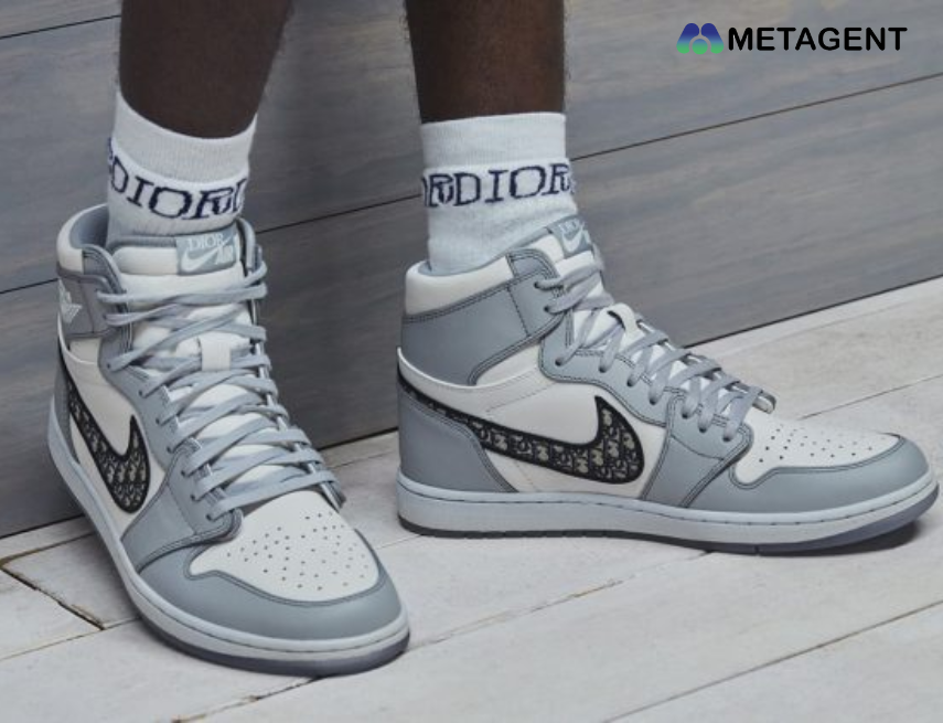 Giày nam Dior x Air Jordan 1 High 