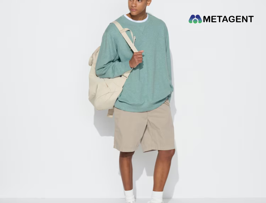 Sweater nam mix với quần short