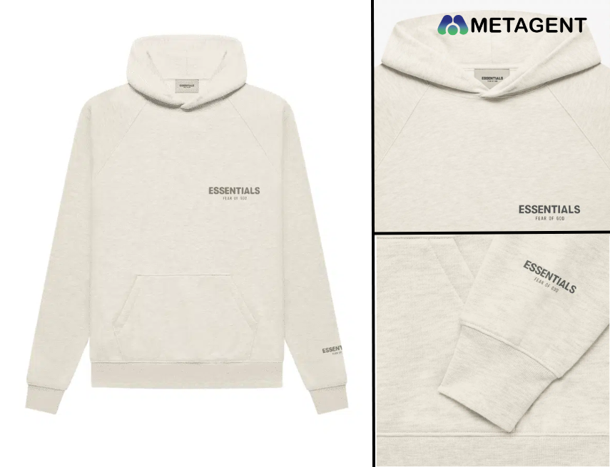 Essentials Pullover Hoodie Light Heather Oatmeal