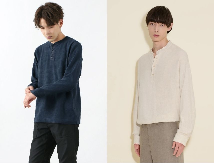 Mẫu quần ống rộng mix chung với áo thun dài tay