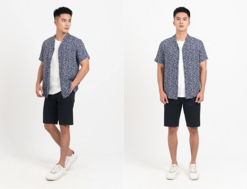 Mix layer với T - shirt thời thượng