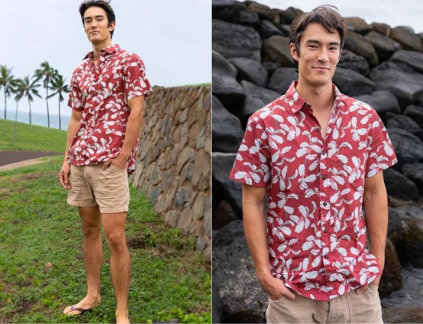 Mẫu sơ mi Hawaii được sử dụng rộng rãi