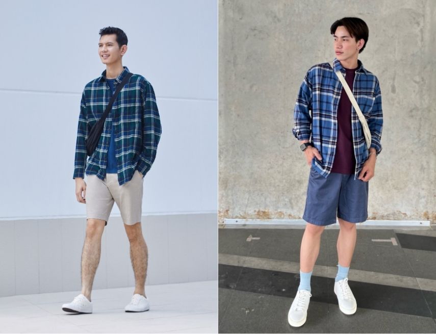 Lựa chọn quần short khi mix - match trang phục