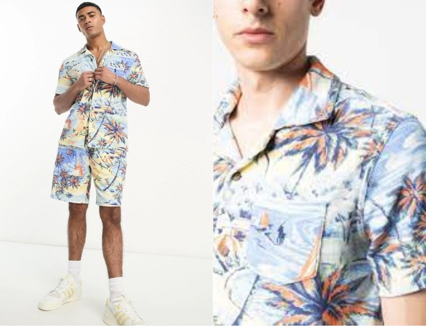 Áo sơ mi Tropical - Print Terry