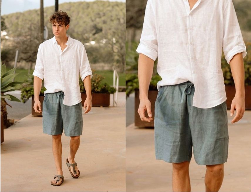 Linen short với chất liệu mềm mại