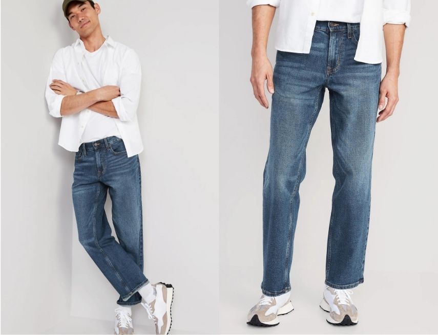 Cách phối giày chạy bộ với quần jeans