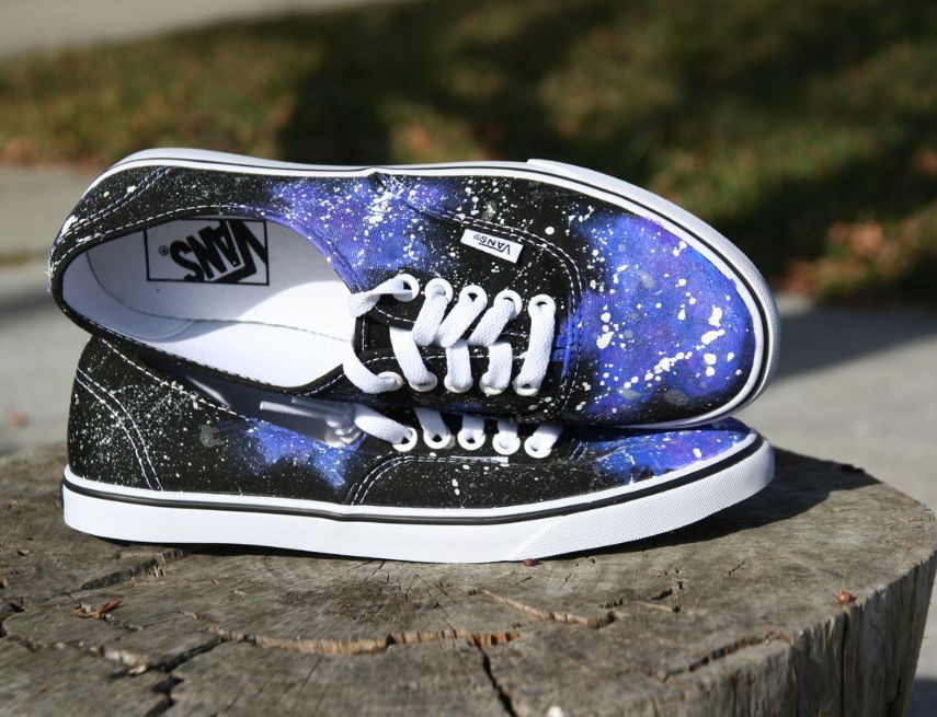 Custom giày galaxy glow
