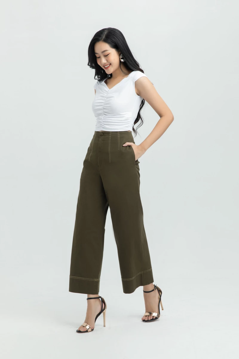 Áo thun croptop dáng ôm
