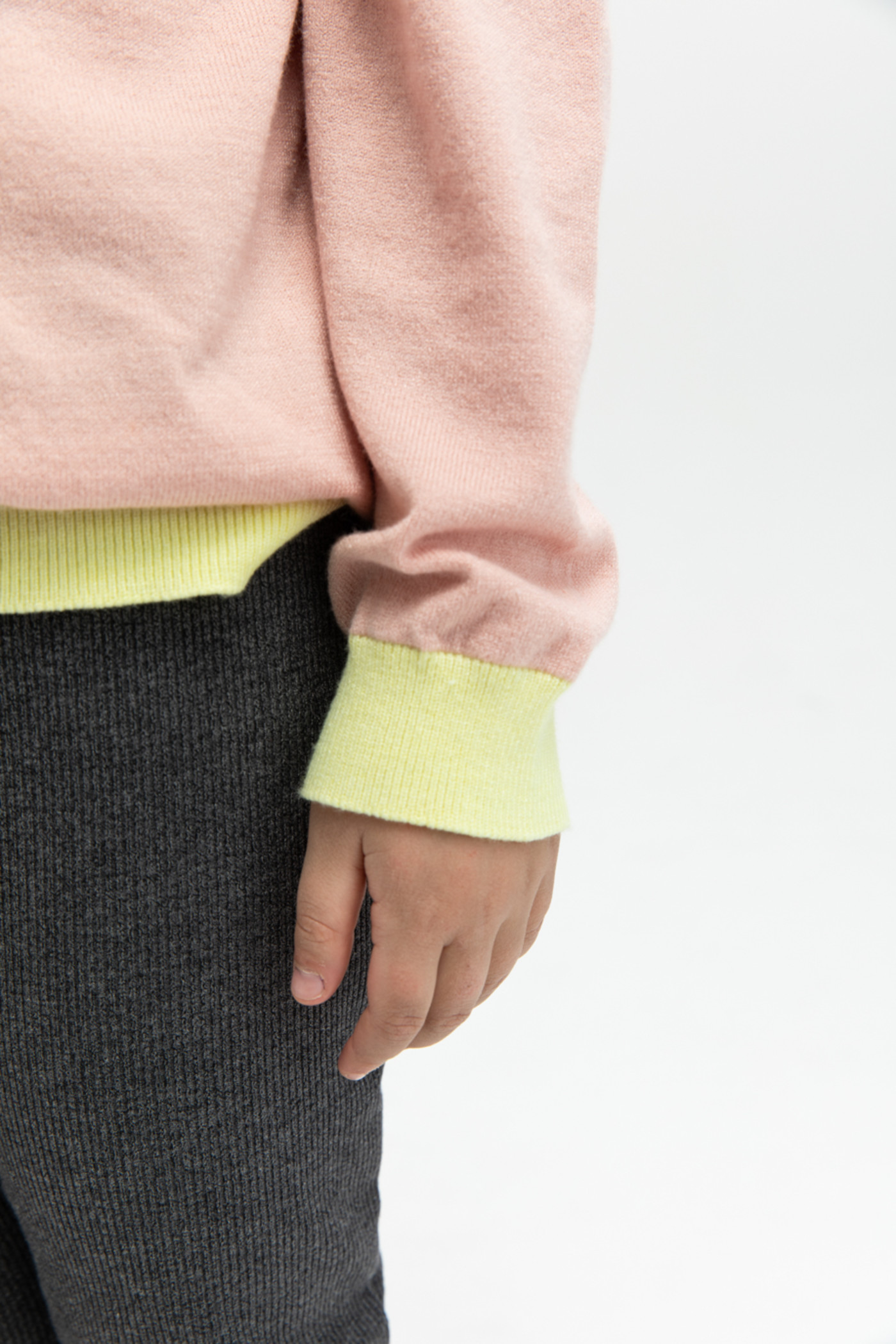 áo cardigan len phối màu 