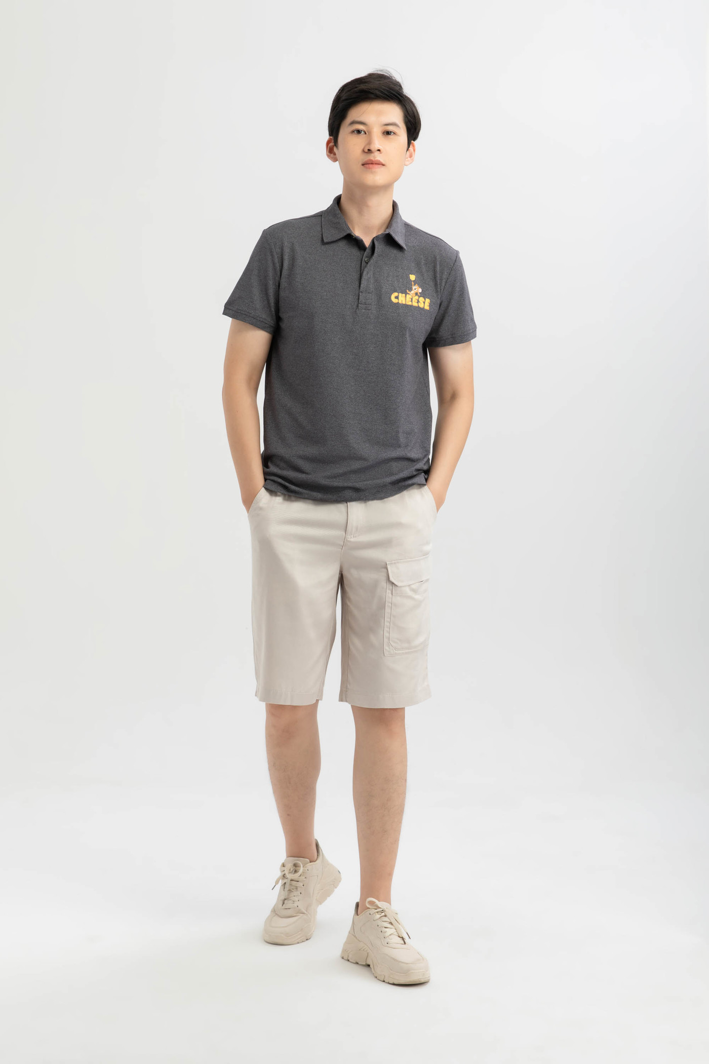 Quần lửng cạp chun co giãn
