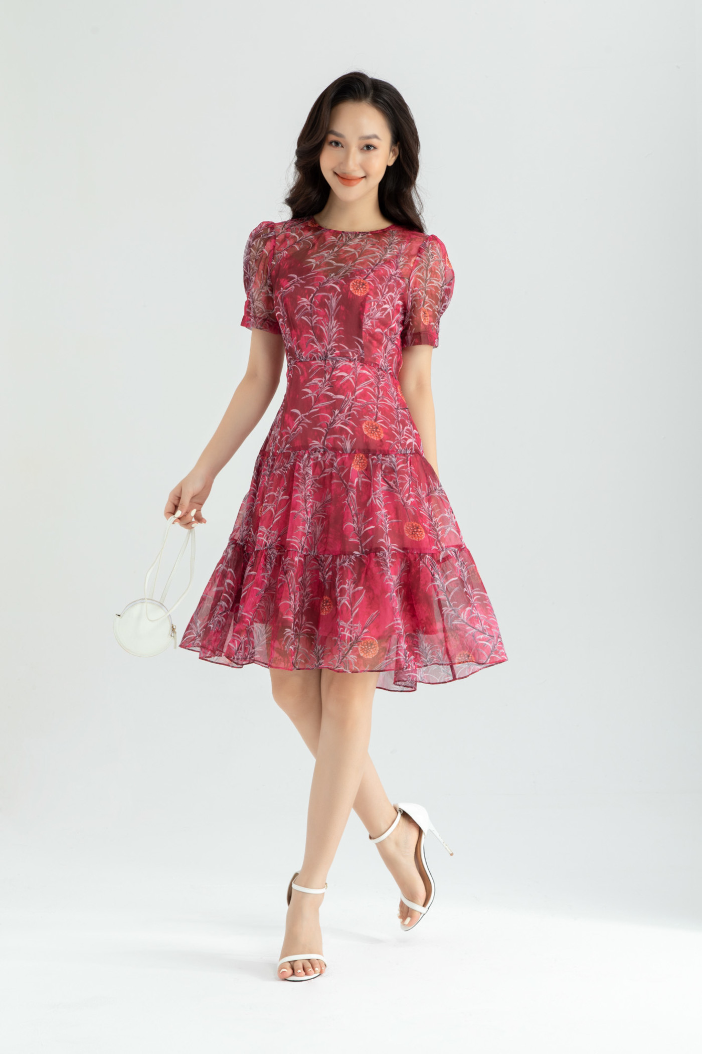 Đầm voan xòe 2 lớp 